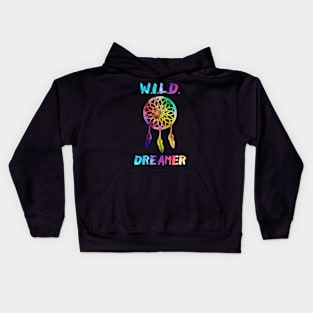 WILD Dreamer Lucid Dreaming Psychedelic Dreamcatcher Kids Hoodie